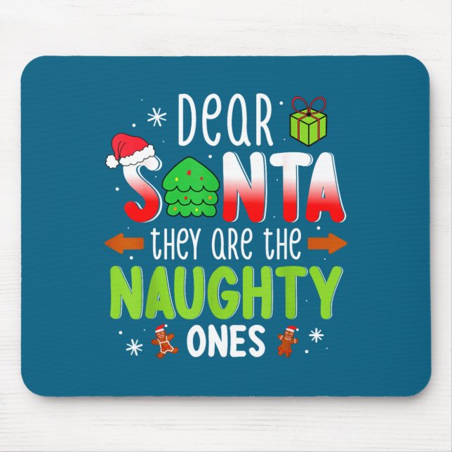 Lustige Böse Oma Santa Mousepad (Vorne)