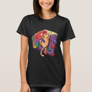 Lustige Boulderkatze – Klettern und Katzenliebhabe T-Shirt