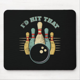 Lustige Bowling Vintage Ich Würde Das Lustige Tee Mousepad