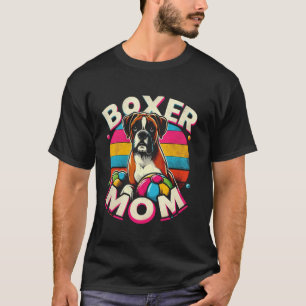 Lustige Boxer-Mutter Boxer-Hund Haustier für Fraue T-Shirt