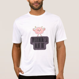 Lustige Brain Power Bekleidung für Überdenker T-Shirt