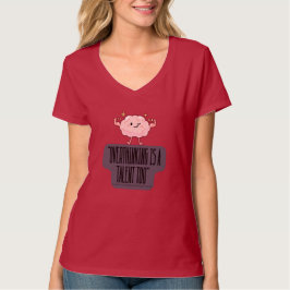 Lustige Brain Power Bekleidung für Überdenker T-Shirt
