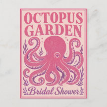 Lustige Brautparty Oktopus Küstenparty