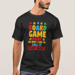 Lustige Brettspiel Nacht Oder Wie Ich Es Nenne Fi T-Shirt