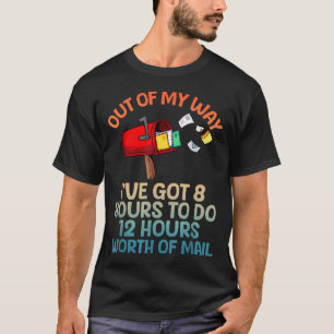 Lustige Briefträger Kunst Für Männer Frauen Postbo T-Shirt