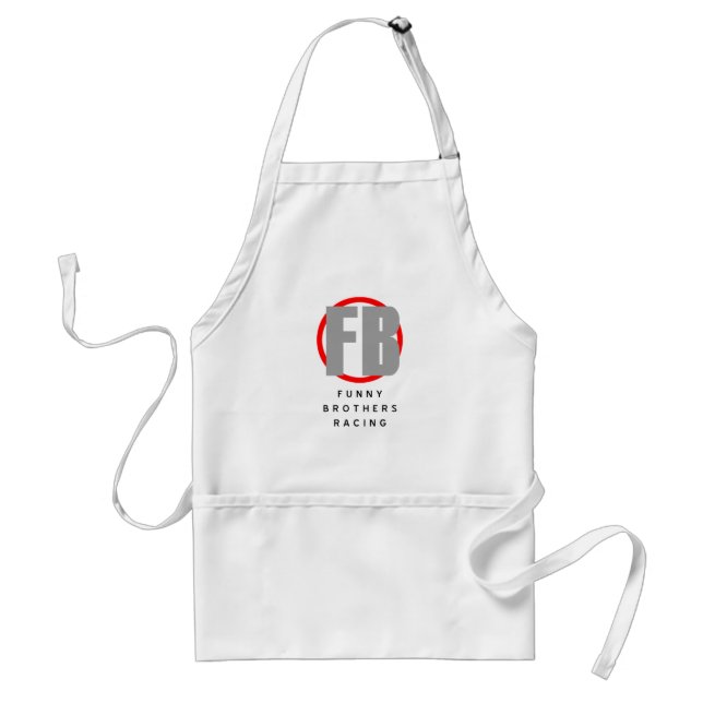 Lustige Brüder GRILLEN Schürze (Vorne)