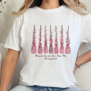 Lustige Brustkrebs-Rosa-Oktober-Hexen-Überlebende Tri-Blend Shirt