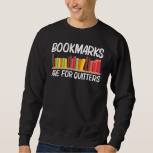 Lustige Buchkunst für Männer Frauen Autor Buchwurm Sweatshirt