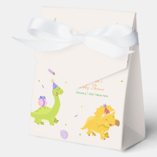 Lustige bunte Dinosaurier-Ballon-Party-Baby-Dusche Geschenkschachtel