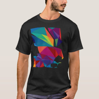 Lustige bunte Vogelfamilie T-Shirt