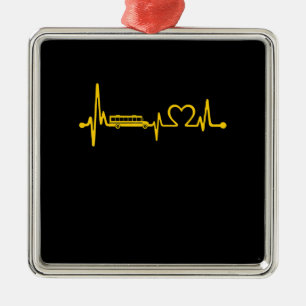 lustige Busfahrerin Geschenk Liebe Schulbus Ornament Aus Metall