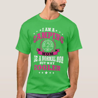 Lustige Camping-Mutter für Frauen Jungen T-Shirt