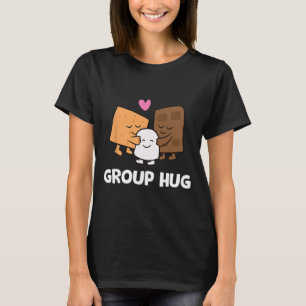 Lustige Camping-S'mores-Gruppenumarmung Süße S'mor T-Shirt