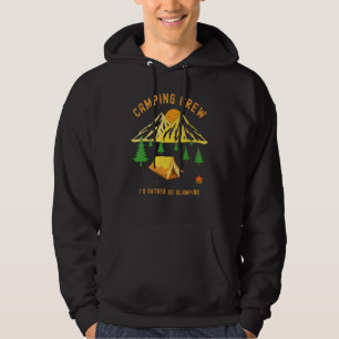Lustige Camping-Trip-Titel  Ich wäre lieber Glampi Hoodie