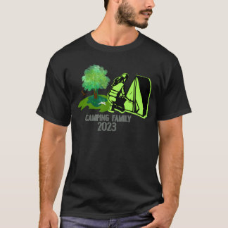 lustige Campingfamilie 2023 T-Shirt