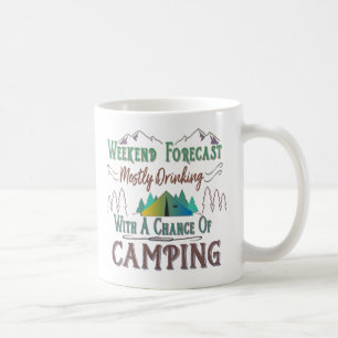 Lustige Campings-Kaffee-Tasse Kaffeetasse