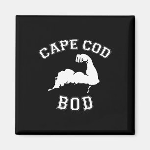 Lustige Cape Cod Bod Machusetts Sommer Strand Fitn Magnet