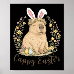 Lustige Cappy Oster Capyra Osterhase Männer Frauen Poster