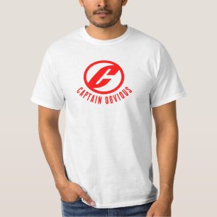 Lustige Captain Obvious Superhelden Parodie T-Shirt