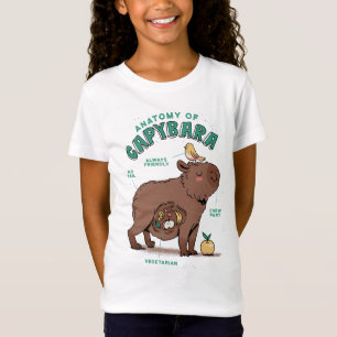 Lustige Capybara-Anatomie T-Shirt