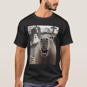 Lustige Capybara-Geist Halloween-Kostüm Capybara H T-Shirt