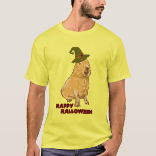 Lustige Capybara - Halloween Nagetier T-Shirt