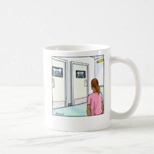 Lustige Cartoon-Becher-Radiologie Kaffeetasse