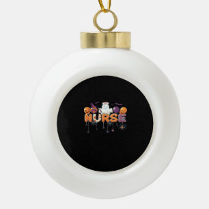 lustige Cartoon Geisterschwester - Heiße Nurse Hal Keramik Kugel-Ornament