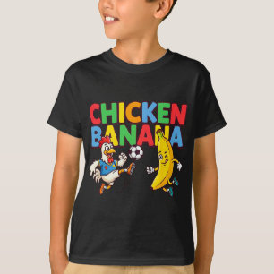 Lustige Cartoon-Henne Nana Fußballspieler Ll Grafi T-Shirt