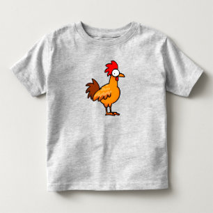Lustige Cartoon-Hühner-Illustration Kleinkind T-shirt