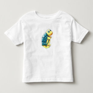 Lustige Cartoon-Schildkröte  Kleinkind T-shirt
