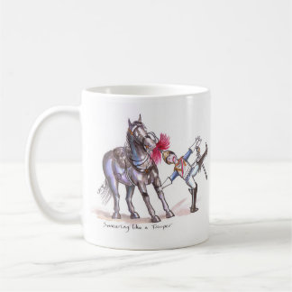 Lustige Cartoon-Tasse der Blues und der Royals Kaffeetasse