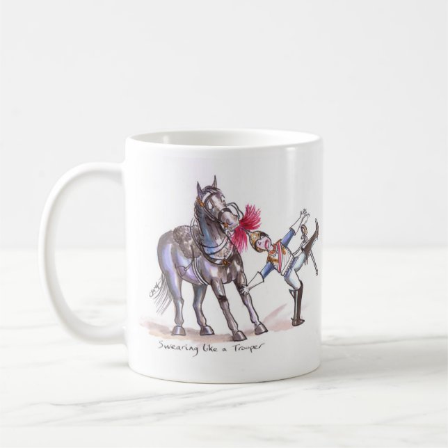 Lustige Cartoon-Tasse der Blues und der Royals Kaffeetasse (Links)