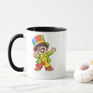 Lustige Cartoon-Tasse – Süßes farbenfrohes Charakt Tasse