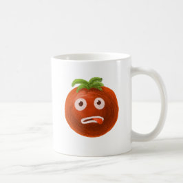 Lustige Cartoon-Tomate Kaffeetasse