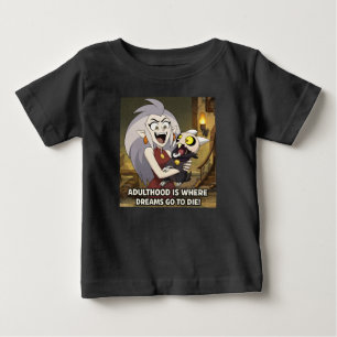 Lustige Cartoon-Zitat-Grafik Baby Feine Jersey T-shirt