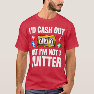 Lustige Casinodesigns für Männer Frauen Glücksspie T-Shirt