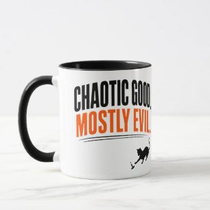 Lustige Chaotisch Gut Meistens Böse Schwarze Katze Tasse