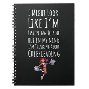 Lustige Cheerleading-Geschenke Sport Cheerleader C Notizblock