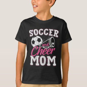 Lustige Cheerleading-Mama Fußball- und Cheer-Mama T-Shirt