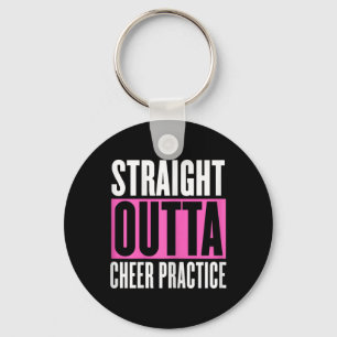 Lustige Cheerleading-Sprüche Cheer-Übung Cheer-Mäd Schlüsselanhänger
