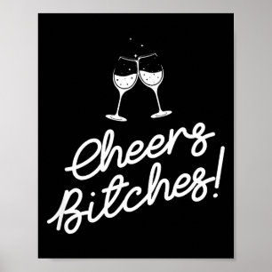 Lustige Cheers Es Erwachsener Silvester Spaßparty Poster