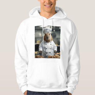 Lustige Chef Capybara Herren Hoodie