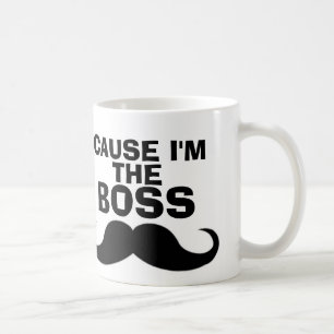 Lustige CHEF Kaffee-Tassen, Schnurrbart Kaffeetasse