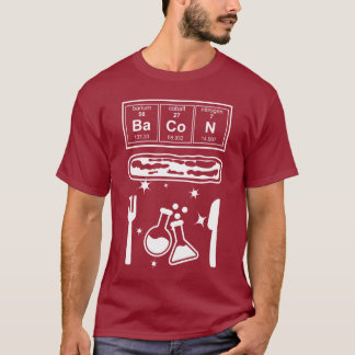 Lustige Chemie-Baconliebhaber-Wissenschaft T-Shirt