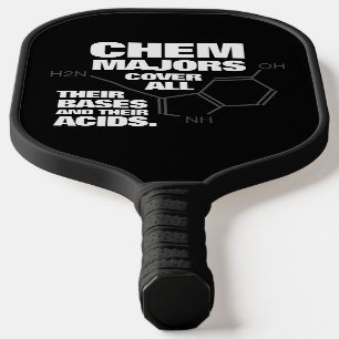 Lustige Chemiestudenten decken sich ein ... Pickleball Schläger