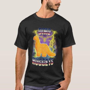 Lustige Chicken Dino Nuggets Albernes Meme T-Shirt