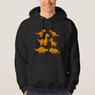 Lustige Chicken Nugget Dino Kunst Dinosaurier Chic Hoodie