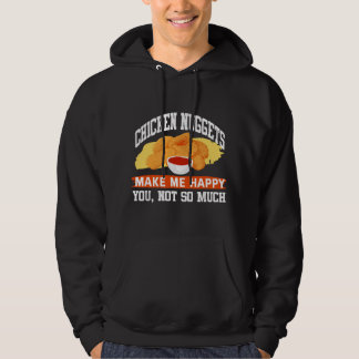 Lustige Chicken Nuggets Sarkastische Liebe zu frit Hoodie