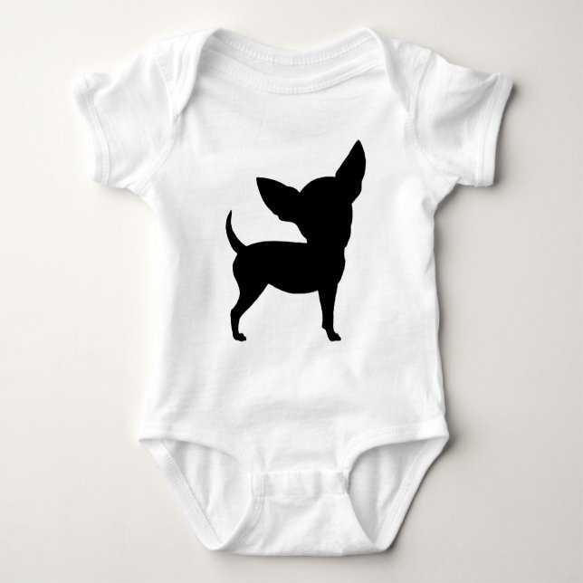 Lustige Chihuahua Baby Strampler (Vorderseite)